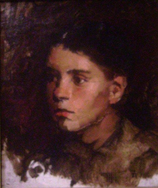 Frank Duveneck Head of a Young Girl